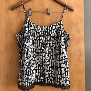 Only black and white tank top